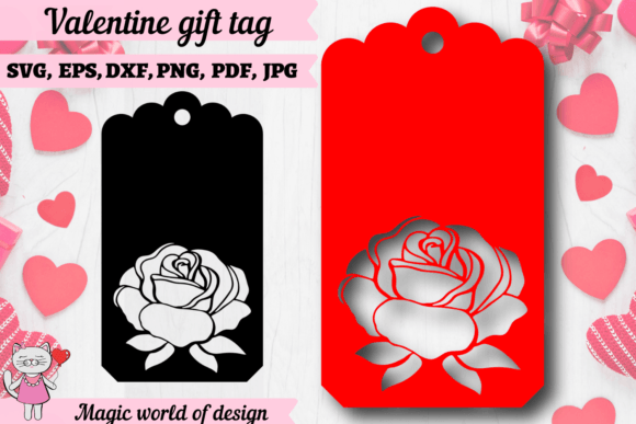 Download St. Valentine's Day Gift Tag Svg, Paperc - Gift tag svg Collection