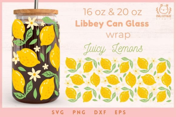 Download Libbey Glass SVG 16 Oz, Lemon Bloom SVG - Bloom svg Collection