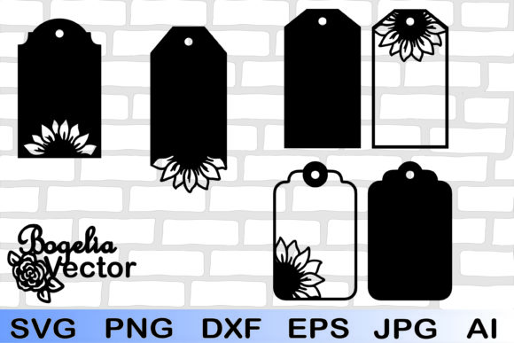 Download Gift Tag Svg File Bundle, Sunflower Svg, - Gift tag svg Collection