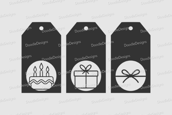 Download Birthday Gift Tag SVG Bundle - Gift tag svg Collection