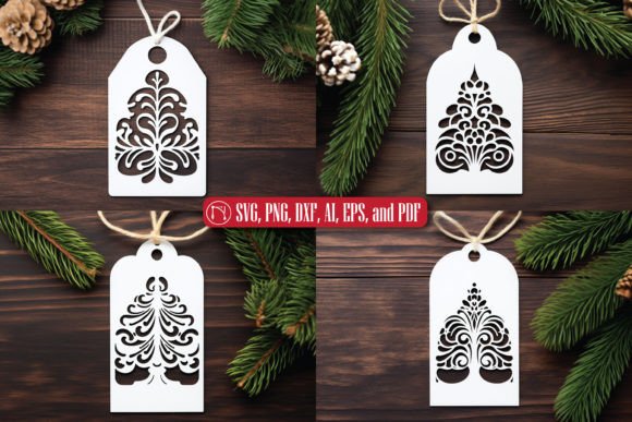 Download Cricut Christmas Gift Tag SVG Bundle - Gift tag svg Collection