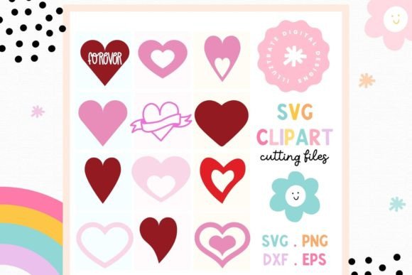 Download Love Heart SVG Cut File | Heart Clipart - Love heart svg Collection