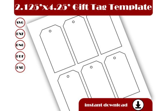 Download Gift Tag Template, Gift Tag Svg - Gift tag svg Collection