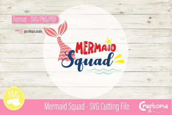 Download Mermaid Squad – SVG Cutting File - Svg cutting file Collection