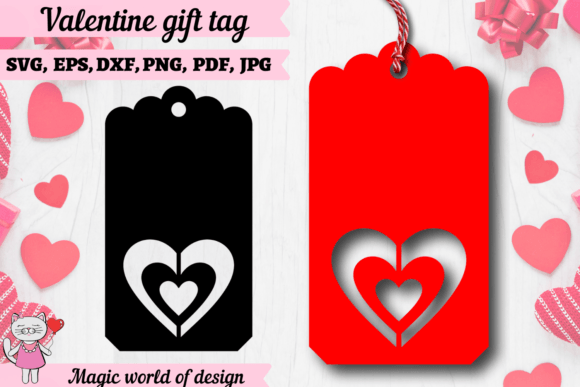 Download St. Valentine's Day Gift Tag Svg - Gift tag svg Collection
