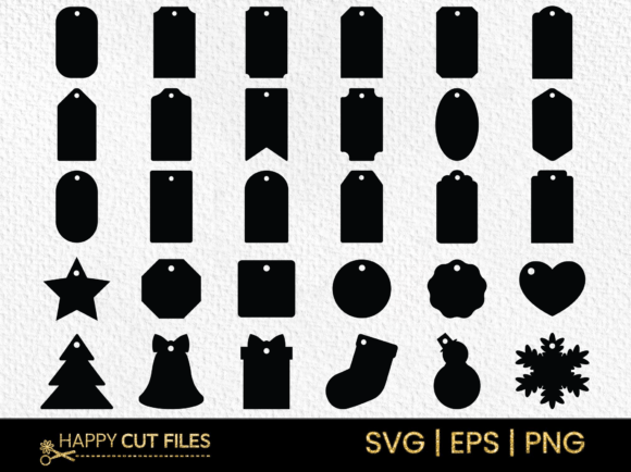 Download Christmas Gift Tag Svg Bundle Vector - Gift tag svg Collection
