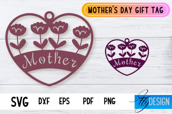 Download Mother’s Day Gift Tag SVG Design | Mom S - Gift tag svg Collection