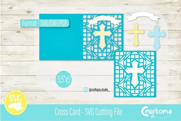 Download Cross Card – SVG Cutting File - Svg cutting file Collection