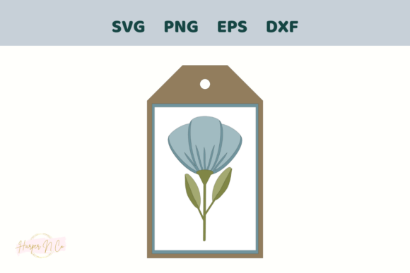 Download Tulip Gift Tag SVG, Spring Summer Flower - Gift tag svg Collection