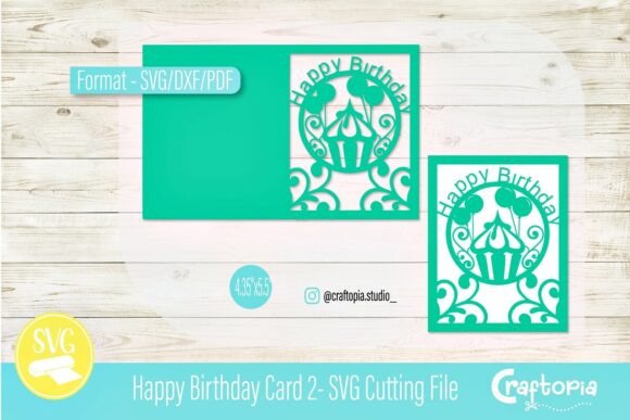 Download Happy Birthday Card 2 – SVG Cutting File - Svg cutting file Collection