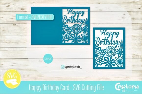 Download Happy Birthday Card – SVG Cutting File - Svg cutting file Collection