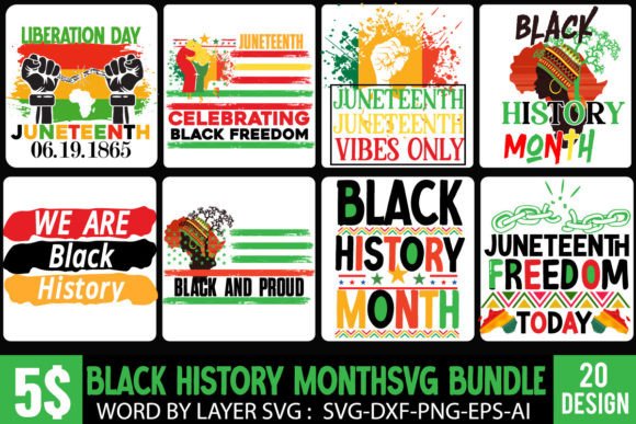 Download #Black History Month SVG Bundle - Black history month svg Collection