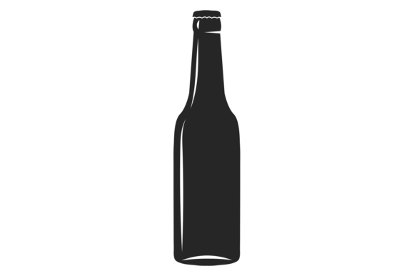 Download Beer Bottle Black Silhouette. Alcohol Dr - Premium Bundle